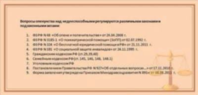 Законодательные основы в отношении опеки пожилого человека в 2024 году: права и обязанности