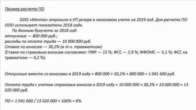 Документы, регламентирующие формирование резерва