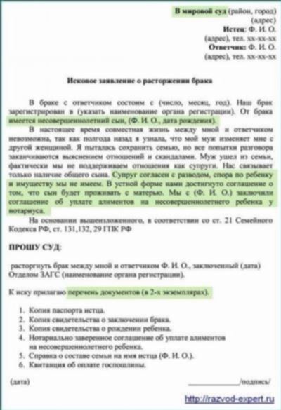 Сложности при разводе без детей и имущества