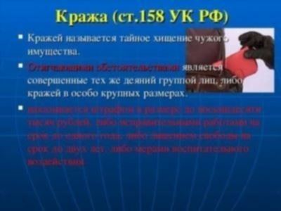 Какие действия квалифицируются как кража по статье 158 УК РФ?