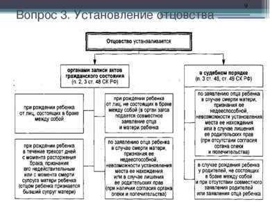 Правила установления отцовства в РФ