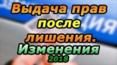 Как подготовиться к возврату прав?